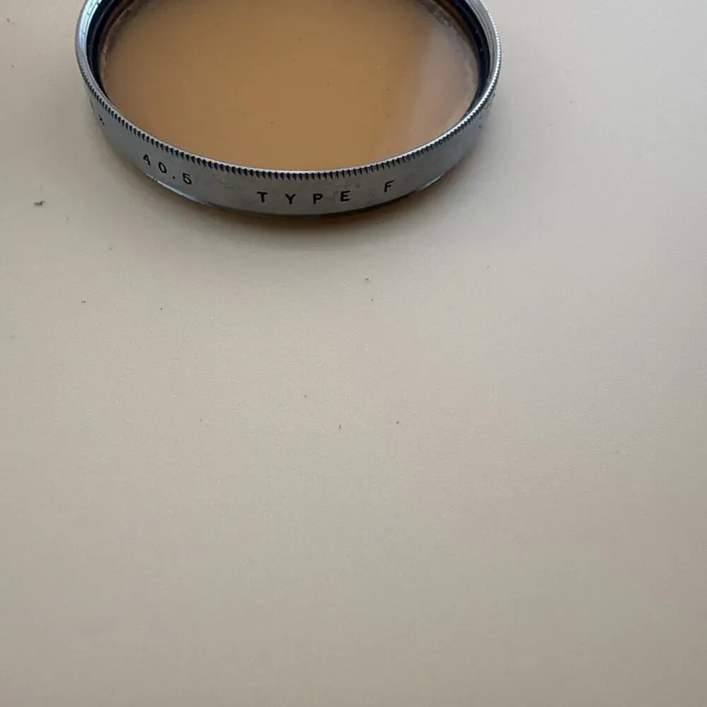 Vintage Walz 40.5 Type F WarmPhotographic Filter Screw-In Made in Japan w/Case